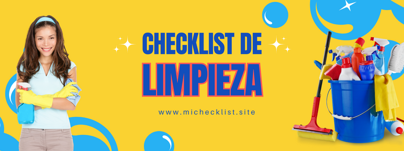 checklist de limpieza