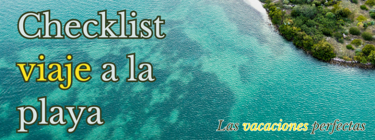 checklist viaje a la playa