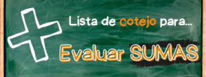 Checklist para evaluar sumas