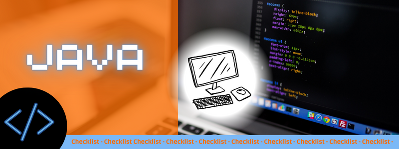 Lista de cotejo de Java