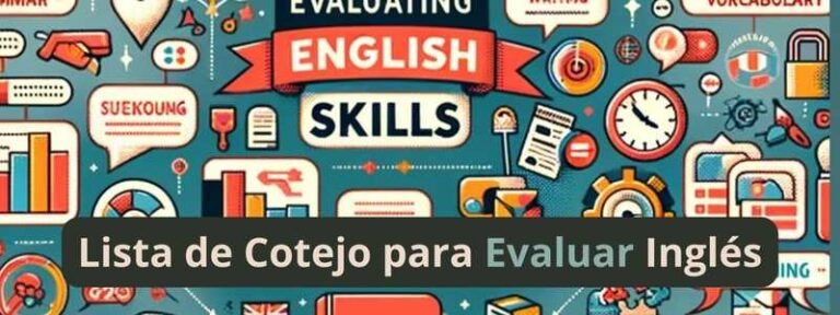 Lista de Cotejo para Evaluar Inglés