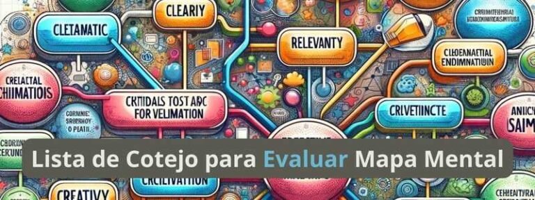 Lista de Cotejo para Evaluar Mapa Mental