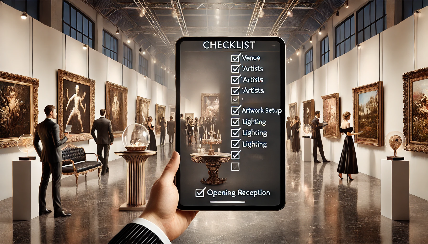 Checklist para Exhibiciones de Arte