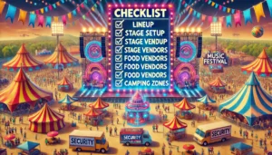 Checklist para festivales de música