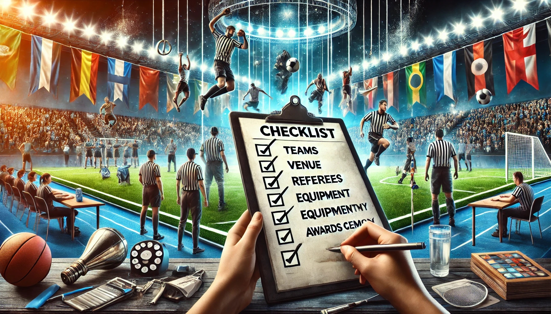 Checklist para torneos deportivos